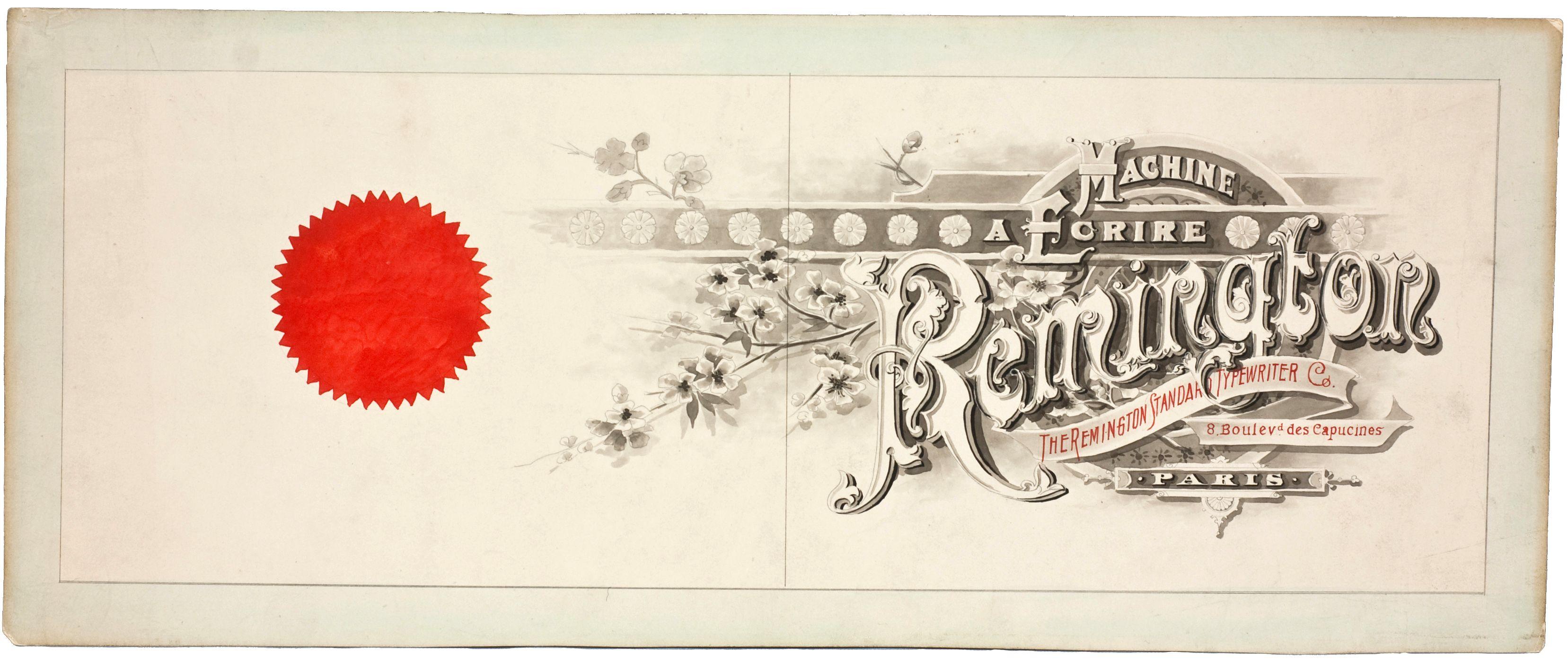 Vintage Remington Logo - Finding Typewriter History in Paris | Parisian Fields