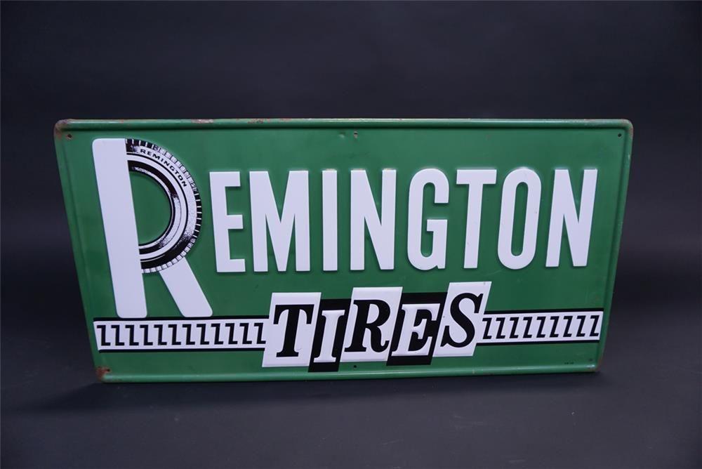 Vintage Remington Logo - Good Looking Vintage Remington Tires Embossed Tin Automotive