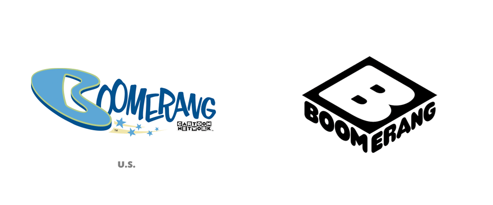 Old Boomerang Logo - Brand New: New Logo and Bumpers for Boomerang