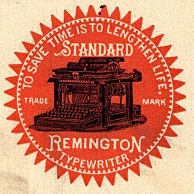 Vintage Remington Logo - Vintage Standard Remington Typewriter Logo/Ad. | Vintage logos ...