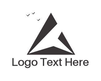 Triangle Mountain Logo - Logo Maker this Triangle Mountain Logo Template