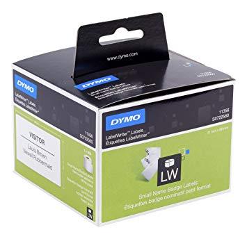 DYMO Logo - Dymo S0722560 LabelWriter Small Name Badge Labels, 41 x 89 mm, Roll