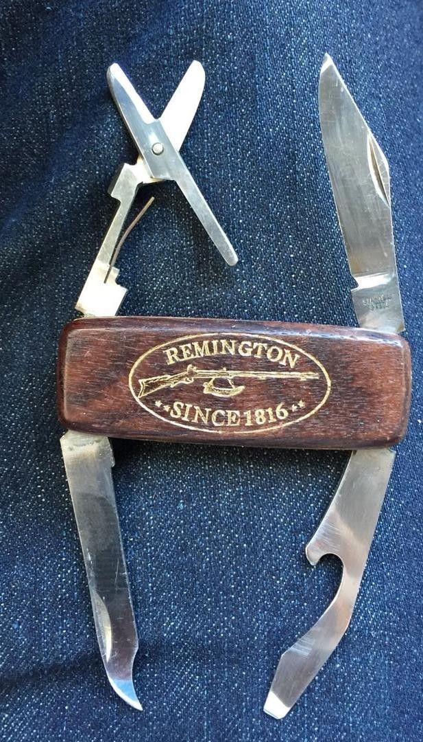 Vintage Remington Logo - Vintage Remington Logo Advertising Promo Pocket Knife Multi Tool ...