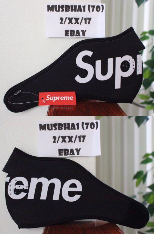 BAPE Supreme Yeezys Brand Logo - Other Mens Accessories 1060: Supreme Neoprene Black Face Mask Box