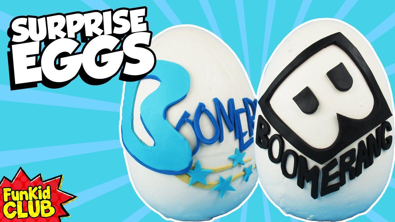 New Boomerang Logo - BOOMERANG TV LOGO!! Play-Doh Surprise Egg! HUGE! Boomerang Shows ...