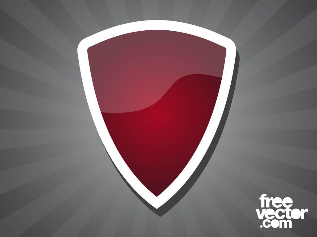 Red Shield Logo - Red Shield Sticker Vector Art & Graphics | freevector.com