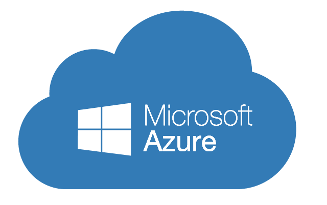 Official Microsoft Azure Logo - We're moving services to Microsoft Azure