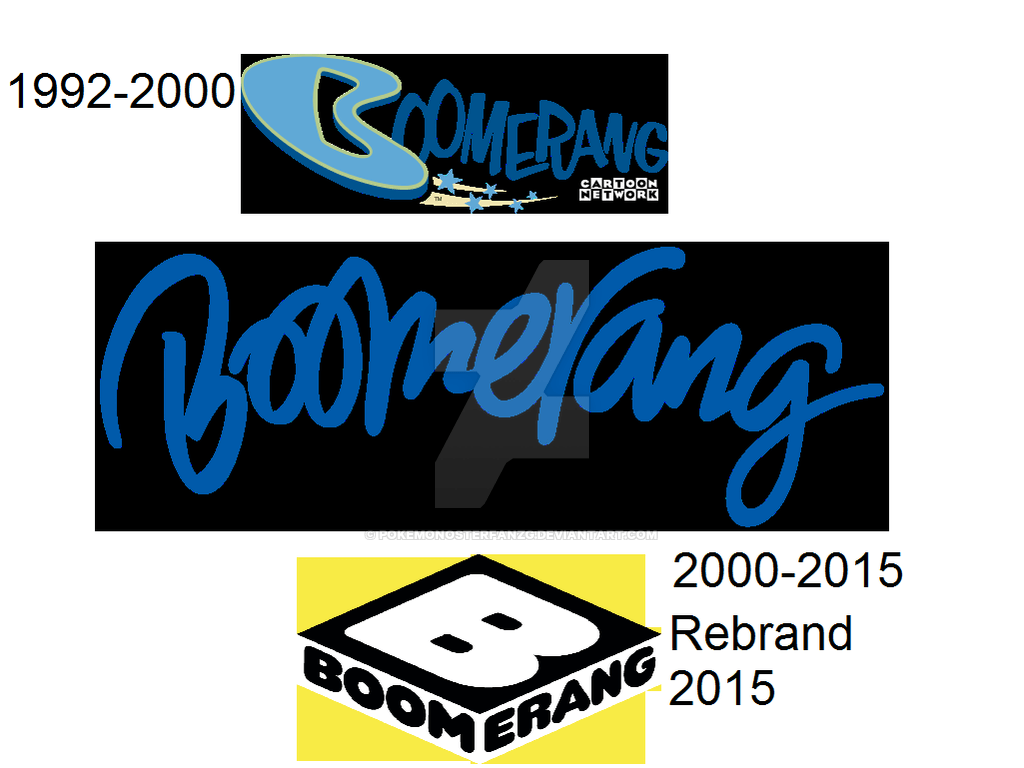 Boomerang From Cartoon Network 2015 Logo - Boomerang TV Channel Logos History by PoKeMoNosterfanZG on DeviantArt