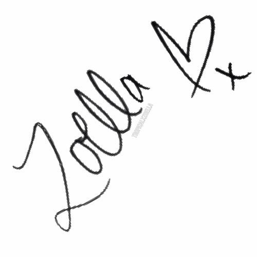 Zoella Logo - Zoe's signature shared by ️Grace