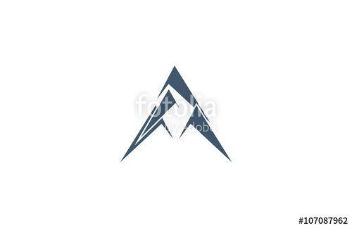 Triangle Mountain Logo - mountain abstract triangle logo