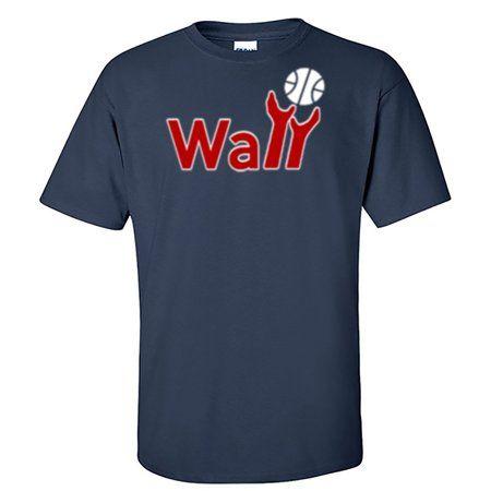 John Wall Logo - Shedd Shirts NAVY John Wall Washington Wizards 