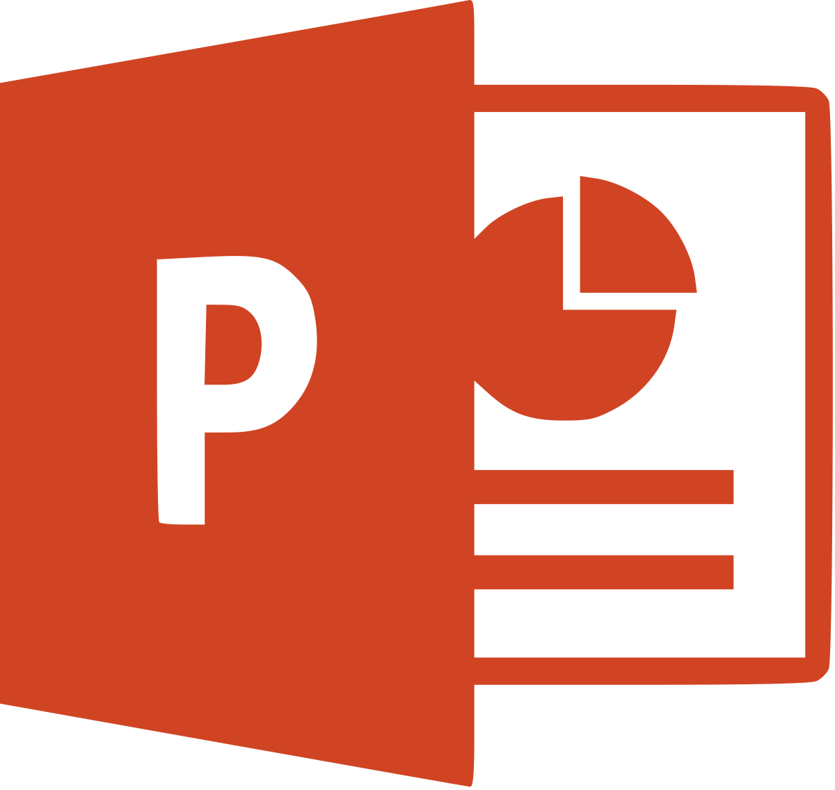 Microsoft Red F Logo - Microsoft PowerPoint