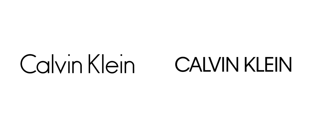Calvin Logo - Brand New: New Logo for Calvin Klein by Peter Saville