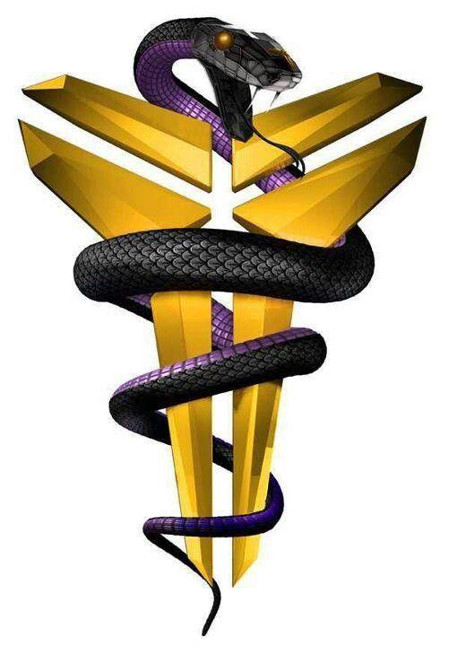 Mamba Snake Logo - Kobe Bryant logo: Black Mamba incorporate full scale detail | Kobe ...