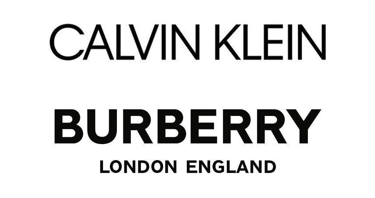 Calvin Klein New Logo - Peter Saville gave Burberry the same all-caps logo he gave Calvin ...