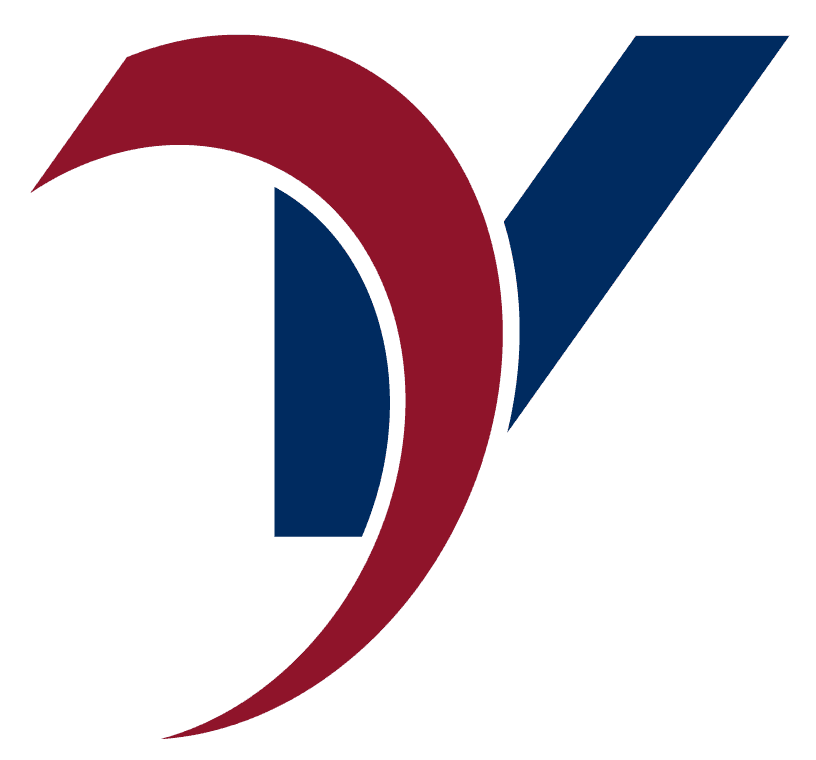 Red and Blue V Logo - Ventrac Logos & Color Guide