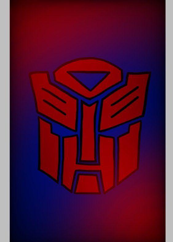 Red and Blue Autobot Logo - Autobot Logo | Transformers Prime Amino
