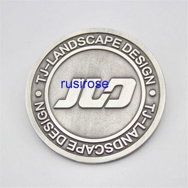 Silver Company Logo - Factory direct mass customization enterprise specific badges, DIY