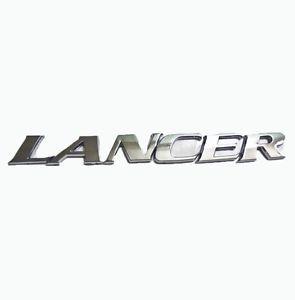 Lancer Logo - For Mitsubishi Lancer Emblem Silver sticker badge Eclipse Galant GRS ...