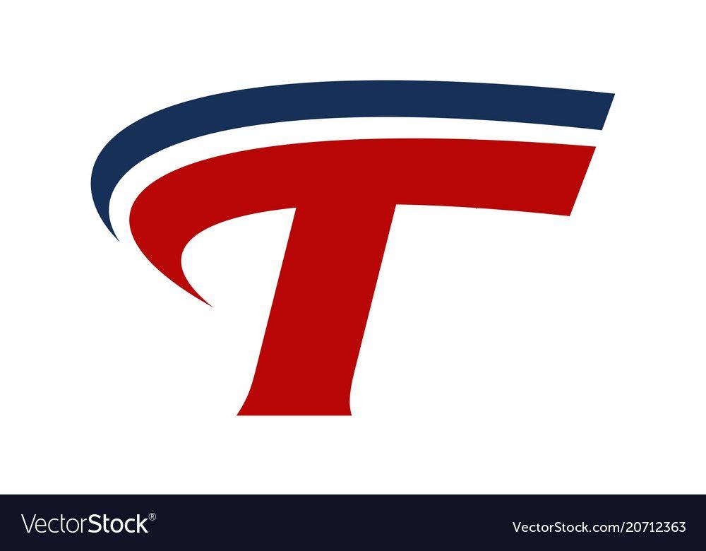Red T Logo LogoDix