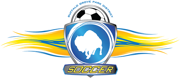 Blue Sports Soccer Logo - Soccer. Buffalo Grove Park District. Buffalo Grove IL