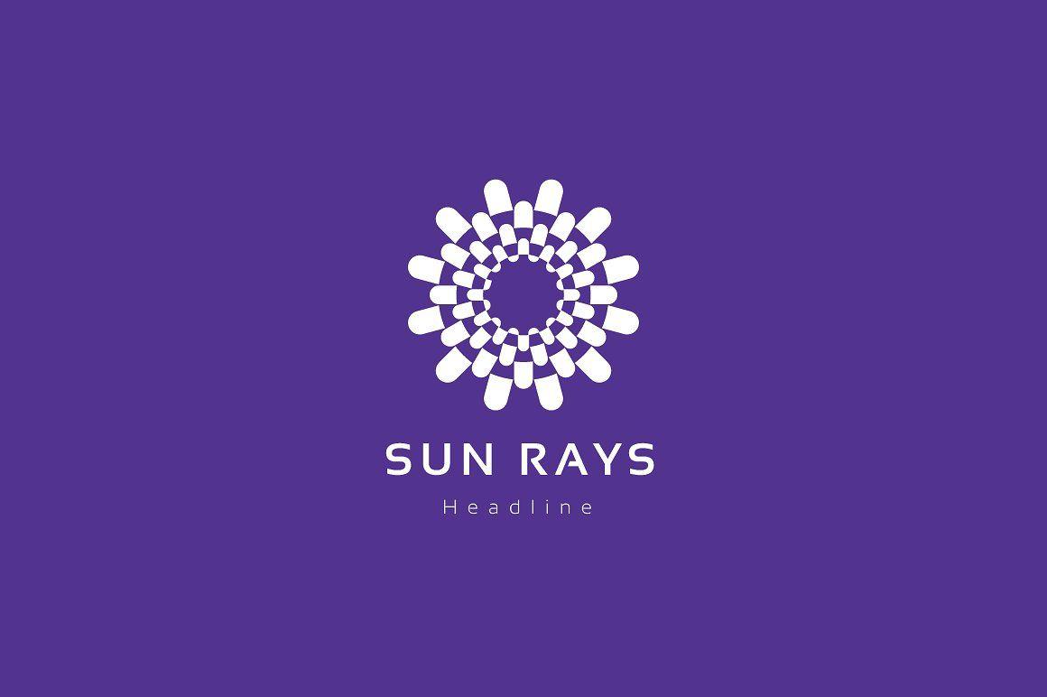 Sun Rays Logo - Sun rays logo. Logo Templates Creative Market