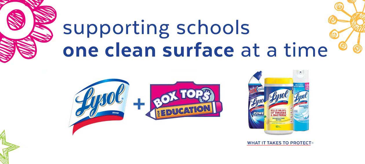 Box Tops Logo - Lysol & Box Tops for Education | Lysol®