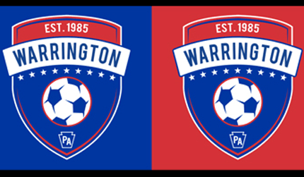 Blue Sports Soccer Logo - What Does It Mean To Wear The Warrington Badge? | Warrington Soccer Club