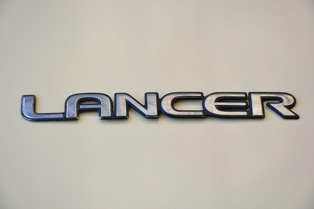 Lancer Logo - Used mitsubishi lancer emblem logo crome badge