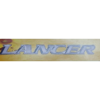 Lancer Logo - Buy MITSUBISHI LANCER Car Monogram Logo Emblem Chrome Emblem