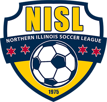 Blue Sports Soccer Logo - Northern Illinois Soccer League.I.S.L
