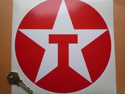 T and Star Logo - Texaco Star Logo Red T Petrol Pump Sticker. 8