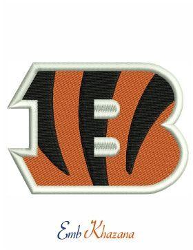NFL Bengals Logo - Cincinnati Bengals Logo embroidery file download | National Football ...