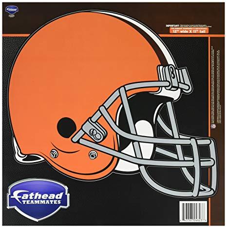 NFL Browns Logo - Amazon.com : NFL Cleveland Browns Logo Fathead Wall Decal, 15 x 12 ...