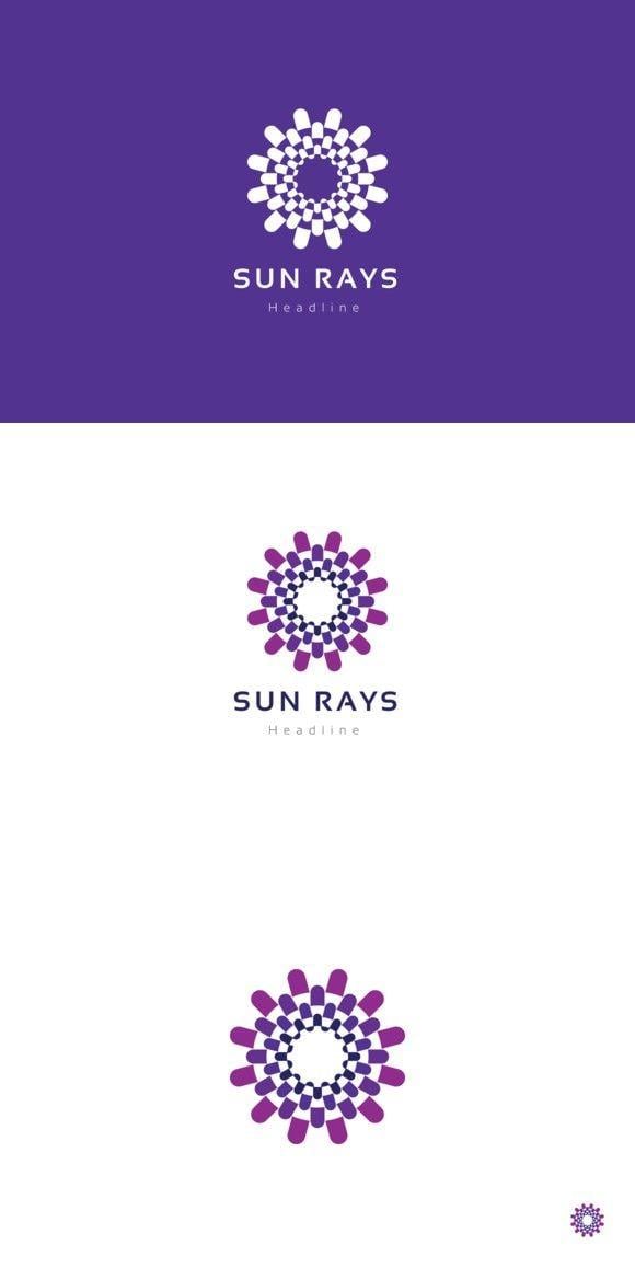 Sun Rays Logo - Sun rays logo.. Logo Templates. $29.00 | Logo Templates | Pinterest ...