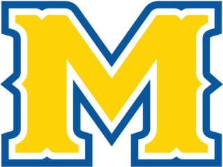 Orange and Blue M Logo - McNeese State M logo.png