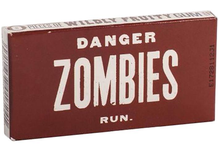 Red and Blue Q Logo - Blue Q Gum – Danger Zombies Run. | Economy Candy