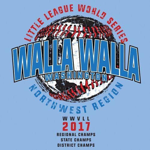 World of Light Blue Logo - Little League World Series T-Shirt — Light Blue — T Walla Walla