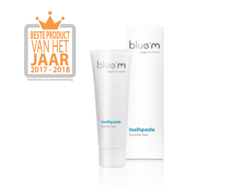 Orange and Blue M Logo - Products - toothpaste - mouthwash - oral gel and more - bluem