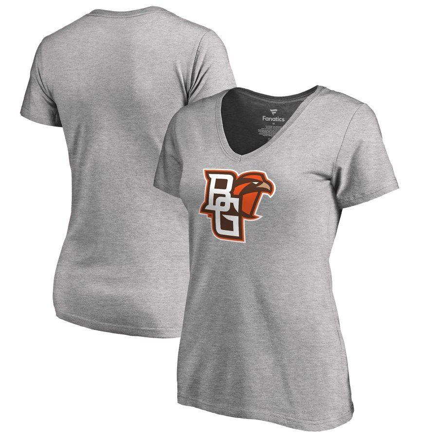 Bowling Green Team Logo - Women's Fanatics Branded Ash Bowling Green St. Falcons Plus Sizes ...