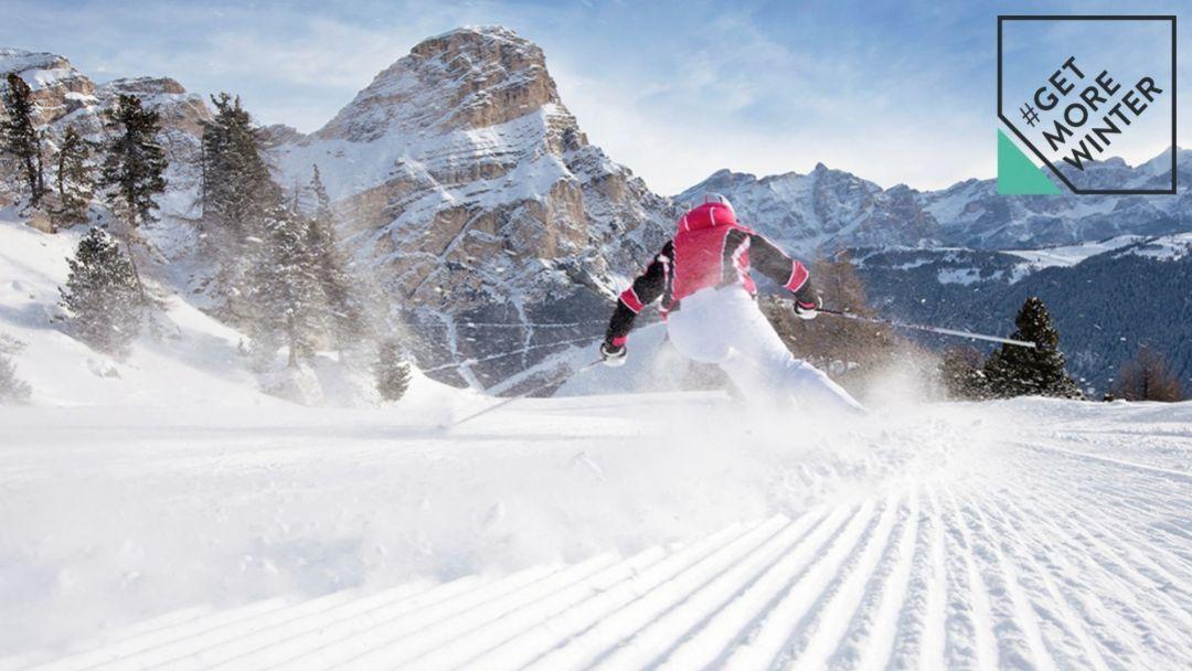 Snow Skier Logo - Skiing In Italy 2018 2019. Italian Ski Resorts