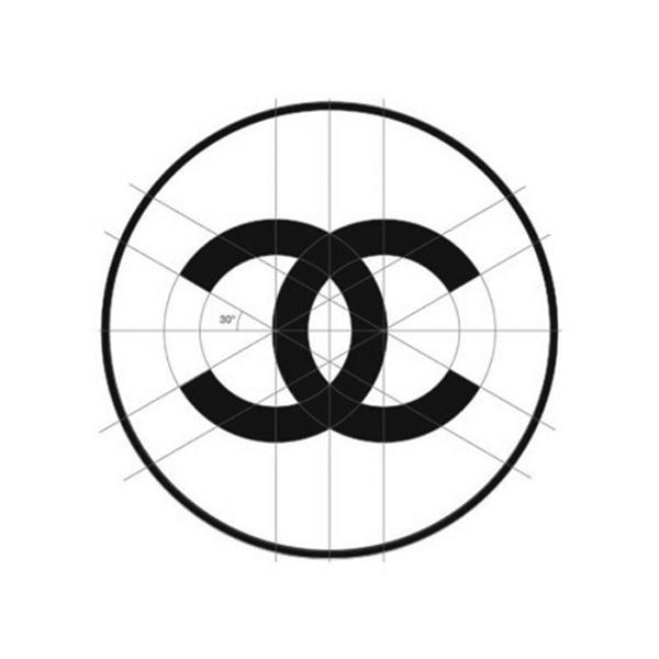 Chanel Number 3 Logo - John Maeda geometry implicit to the logo