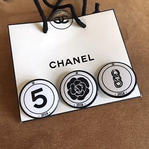 Chanel Number 3 Logo - New Set of 3 Chanel No.5 Promo Pins Brooch Badges VIP Gift Handbag ...