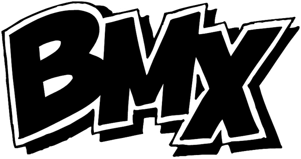 Black and White BMX Logo - Bmx Logos