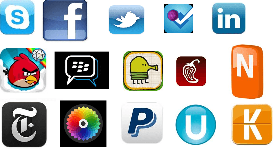 Popular Phone App Logo - Mobile app Logos