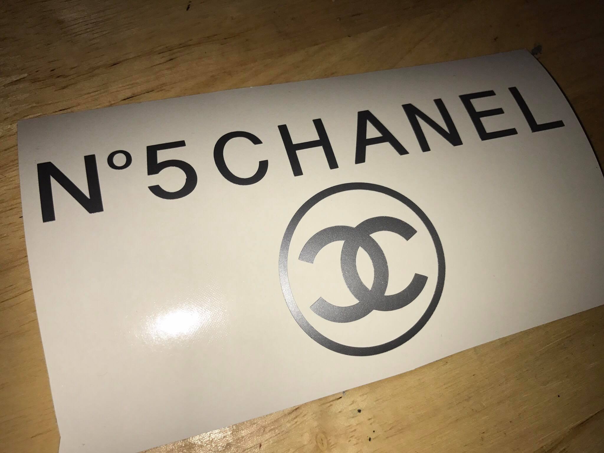 Chanel Number 3 Logo - Chanel No 5 Sticker #3 (5