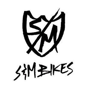 Black and White BMX Logo - S&M ATF Frame
