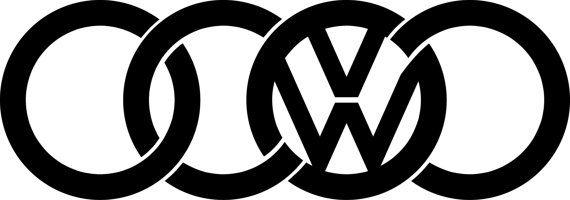 VW Audi Logo - Audi VW Vinyl Sticker On Etsy, $4.50
