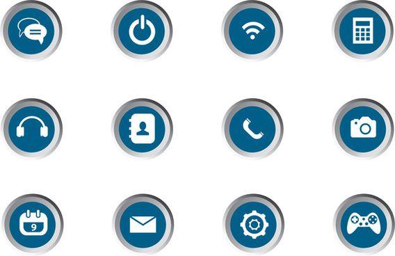 Mobile App Icons Logo - Mobile icon vector free vector download (25,936 Free vector) for ...