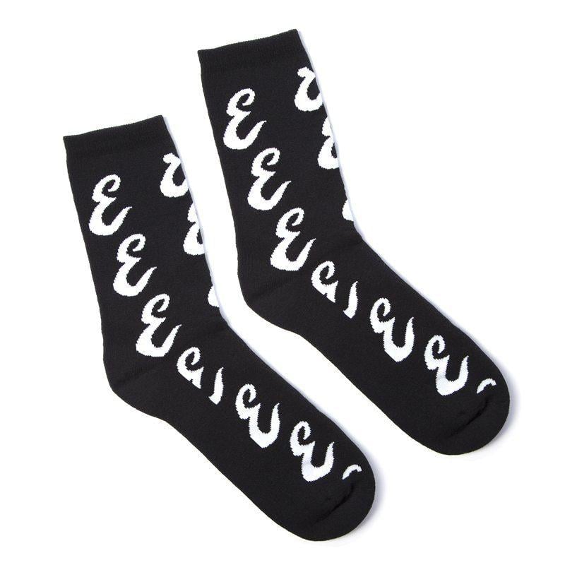 Black and White BMX Logo - E Socks - Black & White > BMX Socks | Emtrex Garms
